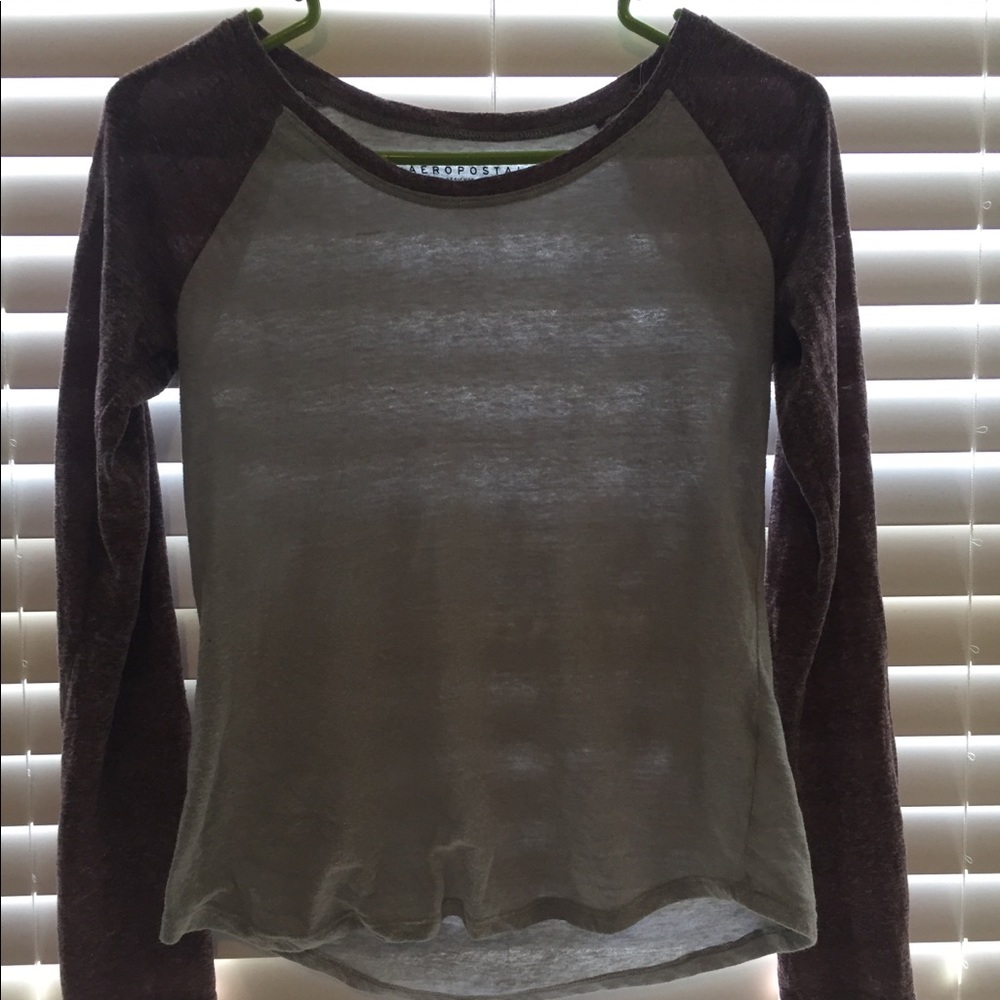 Long sleeve baseball tee